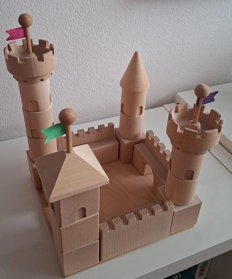 Stavebnica drevený hrad top stav,
