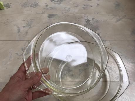 Jenské sklo simax s okrúhlym vekom,