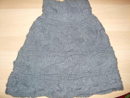 Sivé úpletové pončo zn. next 12 a viac rokov, next,158