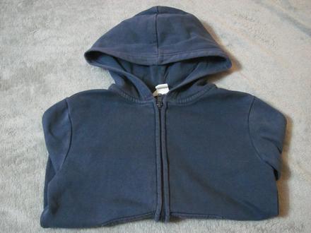 Tmavomodrá mikina, h&m,122