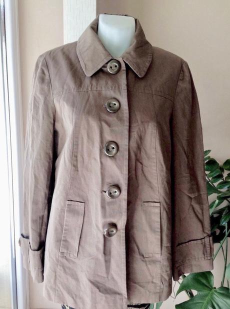 Krasny bavlneny kabat, george,48