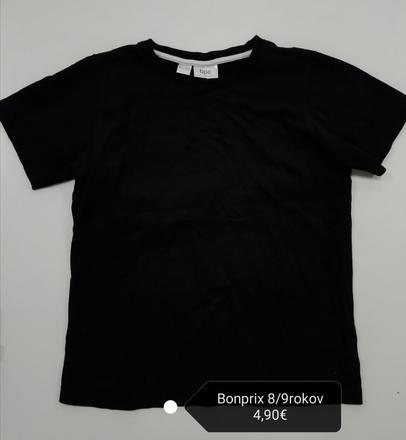 Čierne tričko, bonprix,134
