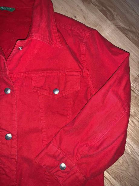 Riflová bunda benetton m, benetton,m