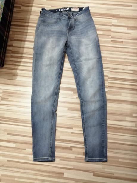 Nenosené rifle, denim,m