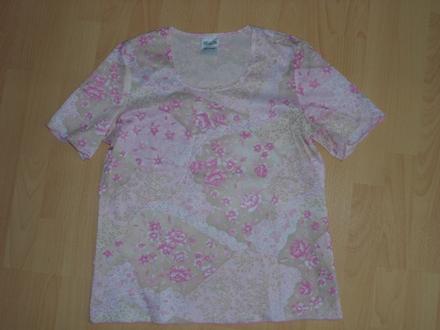 Bledoruzove damske tricko, m