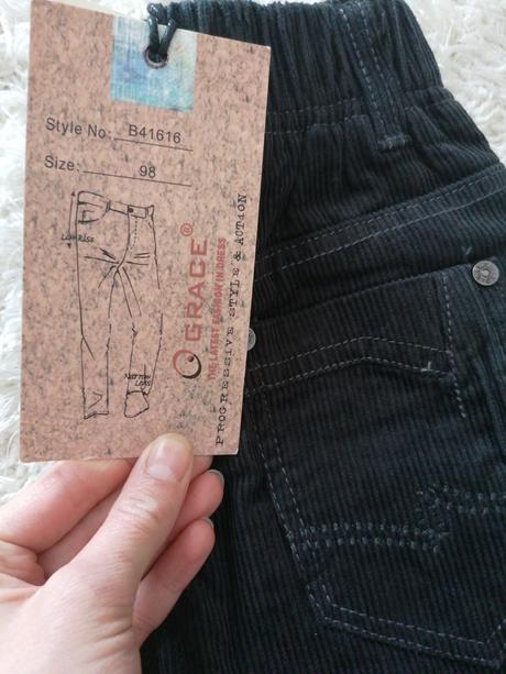 Nohavice zateplené nové, grace,98