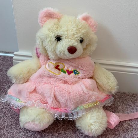 Plyšový macko - ruksak,