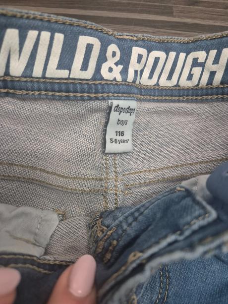 Modré štýlové rifle dopo dopo, dopodopo,116