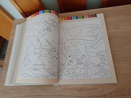 Maľovanie podľa čísel -dinosaury, 