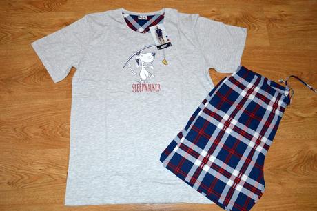 Pánske krátke bavlnené pyžamo, l / m / xl / xxl