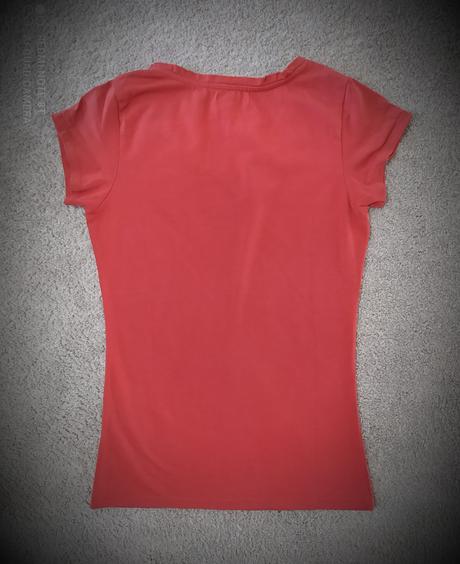 Tehlové tričko s krátkym rukávom, amisu,m