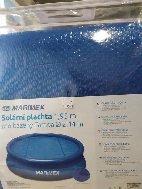Solárna plachta na bazén, 
