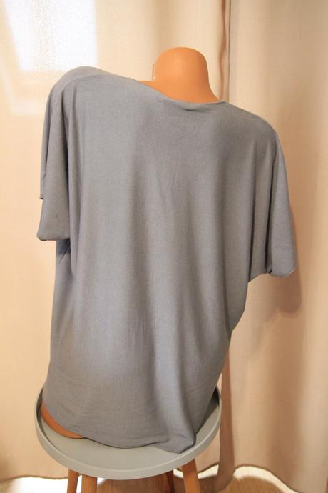 Šedý pletený top, xl, xl