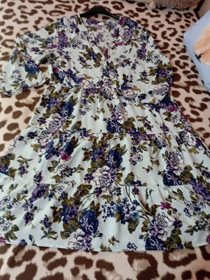 Kvetované šaty, bonprix,36