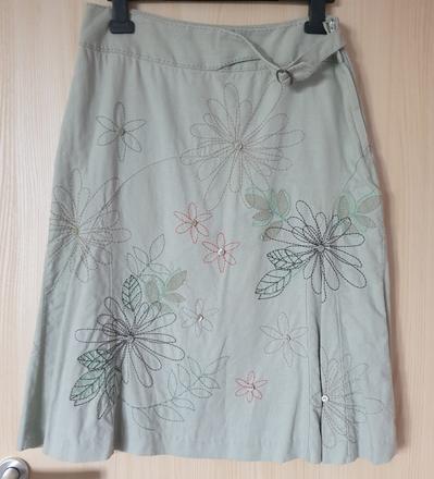 Sukňa bledozelená next, next,m