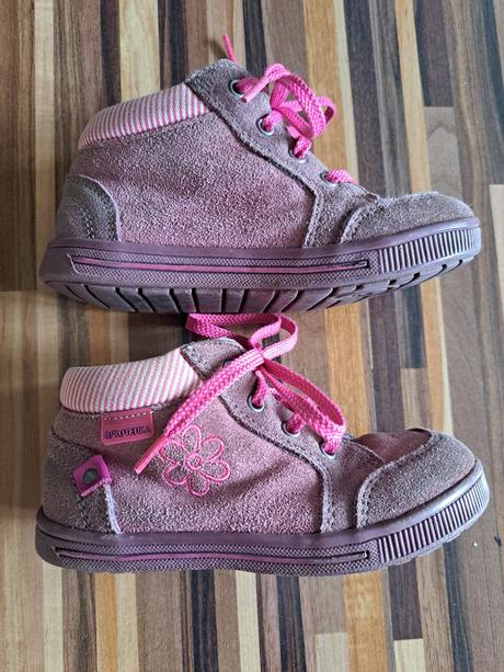 Kožené prechodné dievcenske topanky protetika 25, protetika,25