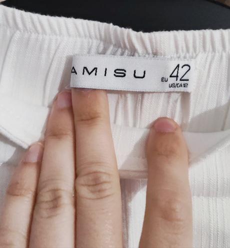 Biele cullotky amisu, amisu,xl