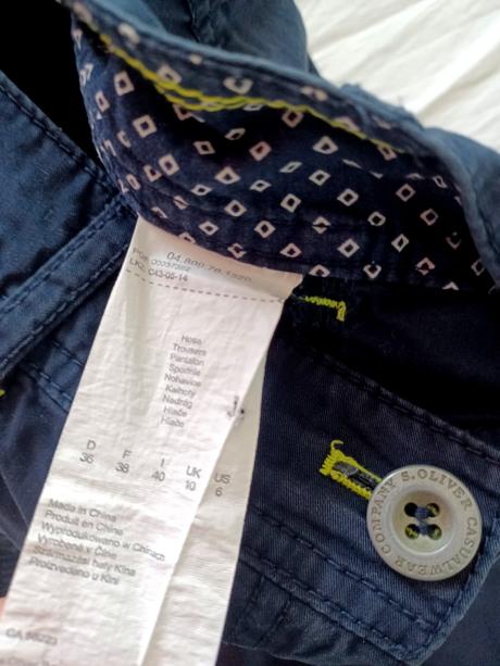 Trojštvrťové nohavice, s.oliver,36