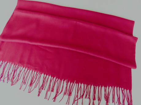 Dámsky šál fuchsia 200x70cm, xl