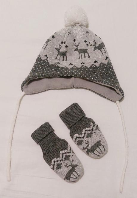 Rukavice a čiapka ako set h&m, h&m,62