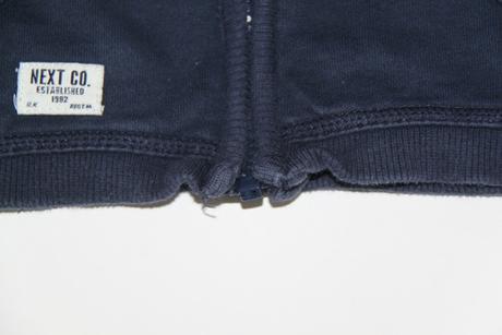 Tmavomodrá mikina next veľ. 12 - 18 mes. a, next,86