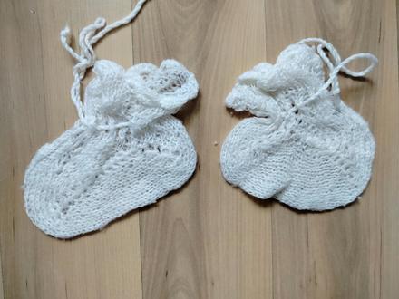 Pletené papučky,
