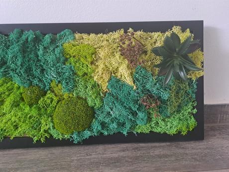 Machový obraz,  živý, 