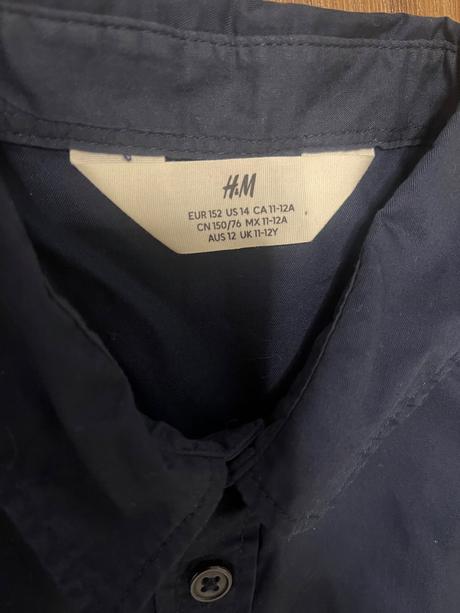 Chlapčenská košeľa, h&m,152