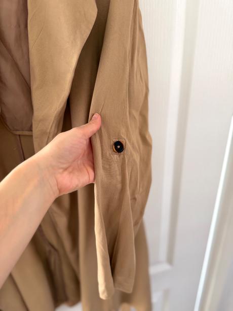 Ľahký prechodný kabát/tenký kabát, ťavobéžová, 