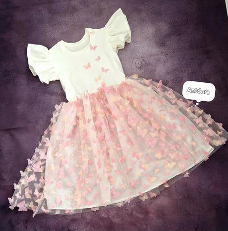 Motylie šaty, 50 - 158