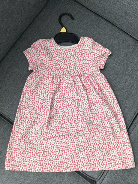 Jahôdkové šaty veľkosť 80, basics,80