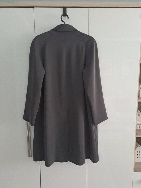 Zara grafit trenčkot, zara,xl