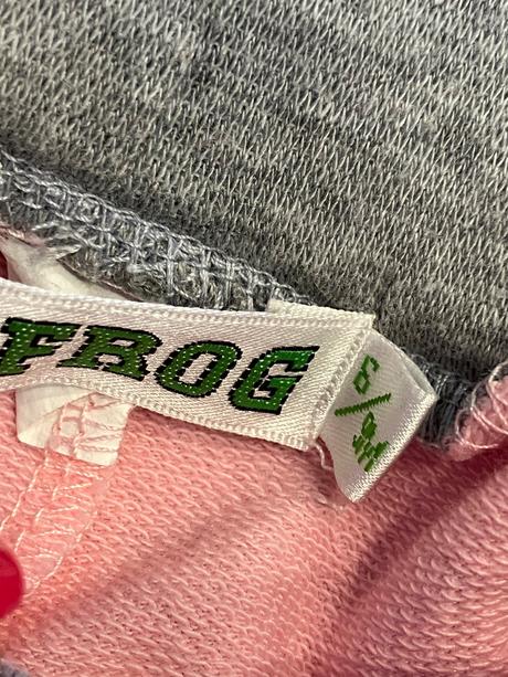Dievčenské tepláky s kvetom (6-9 mes.), frog,68