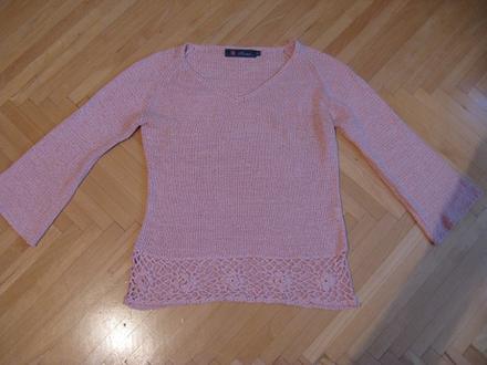 Ružový pulóver v. m/l, rose,m