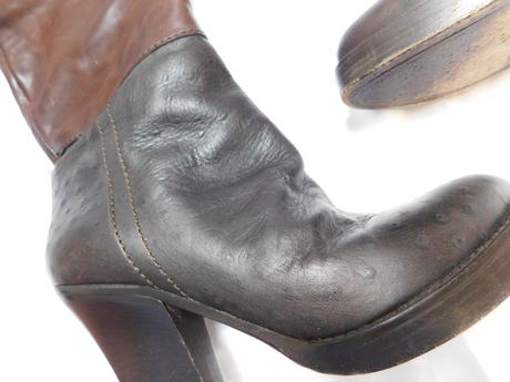 Luxusne kožene čižmy vel.37,5, 37
