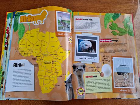 Billa kniha nálepiek rekordy z ríše zvierat, 