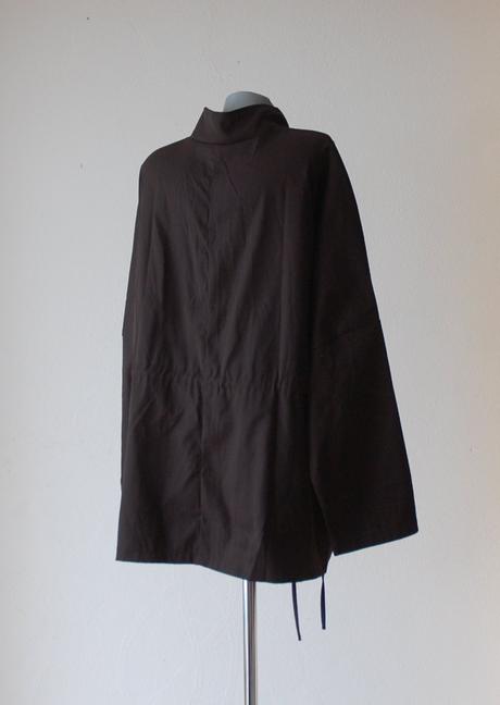 Štýlová tmavohnedá field bunda zn.shein, 4xl