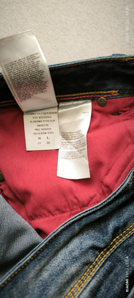 Riflové nohavice tommy hilfiger, tommy hilfiger,l