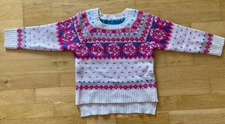 Vzorovaný sveter teplejší, 110