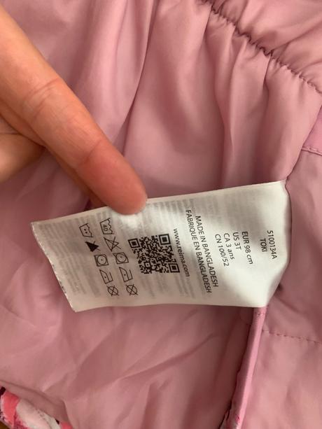 Reima toki predĺžená zimná bunda, parka 98/104, reima,98 / 104