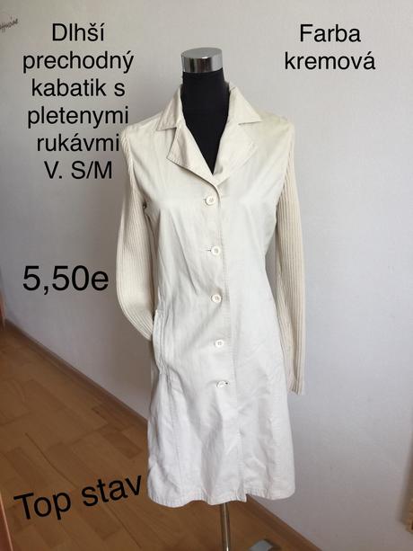 Prechodný kabát, s