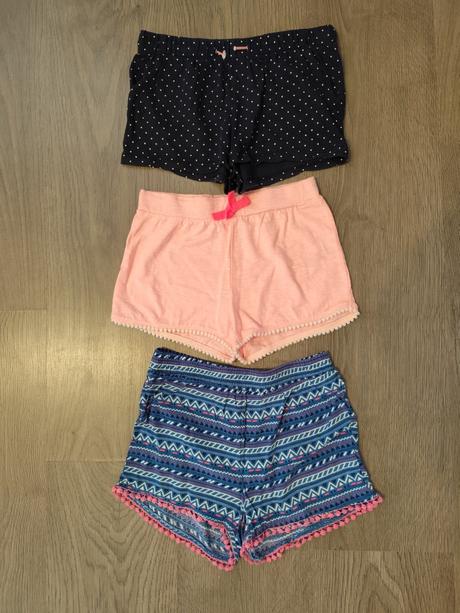 Mix detských kraťasov, 122–134