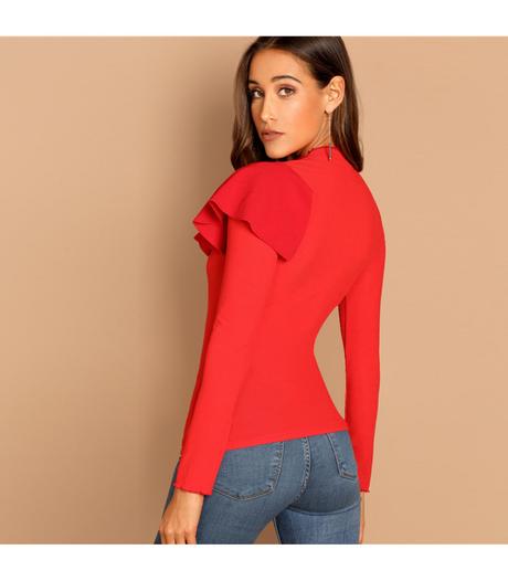 Top ruffle, s