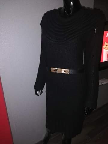 Vlnene šaty vila s/m, s