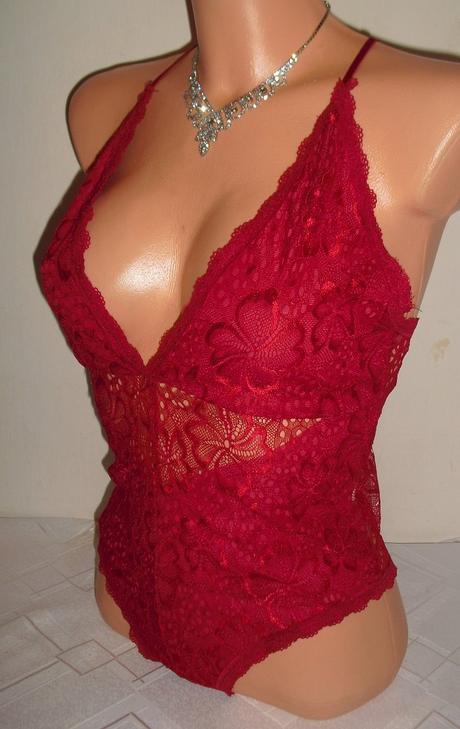 Sexy krajkovane body, s