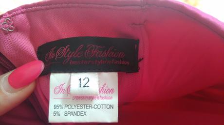 Spoločenské šaty vo výraznej cyklamenovej farbe, m