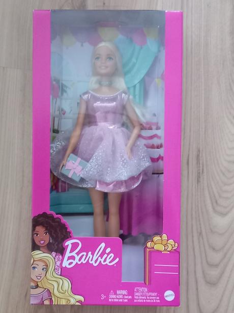 Krásna narodeninová barbie ružová,