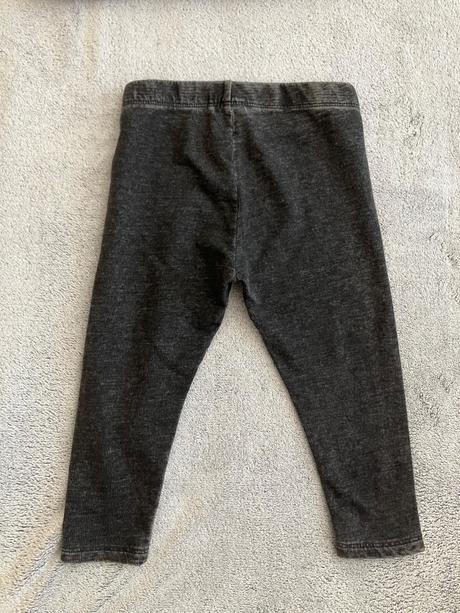 Súprava bunda a legíny s imitáciou rifloviny veľ.8, lindex,86