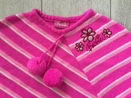 Dievcenske ponco barbie 2-3 roky, barbie,98
