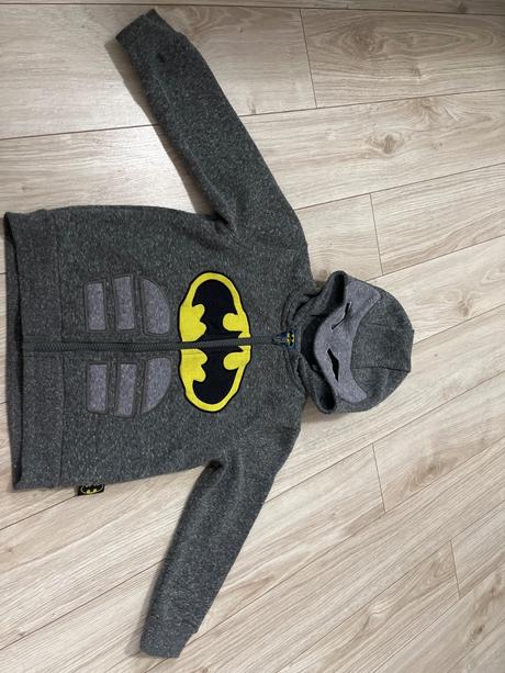 Zateplena mikina s kapucnou batman, 110